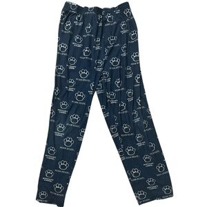 Penn State Navy Kids Pajama Bottoms with Paw Prints Size Medium